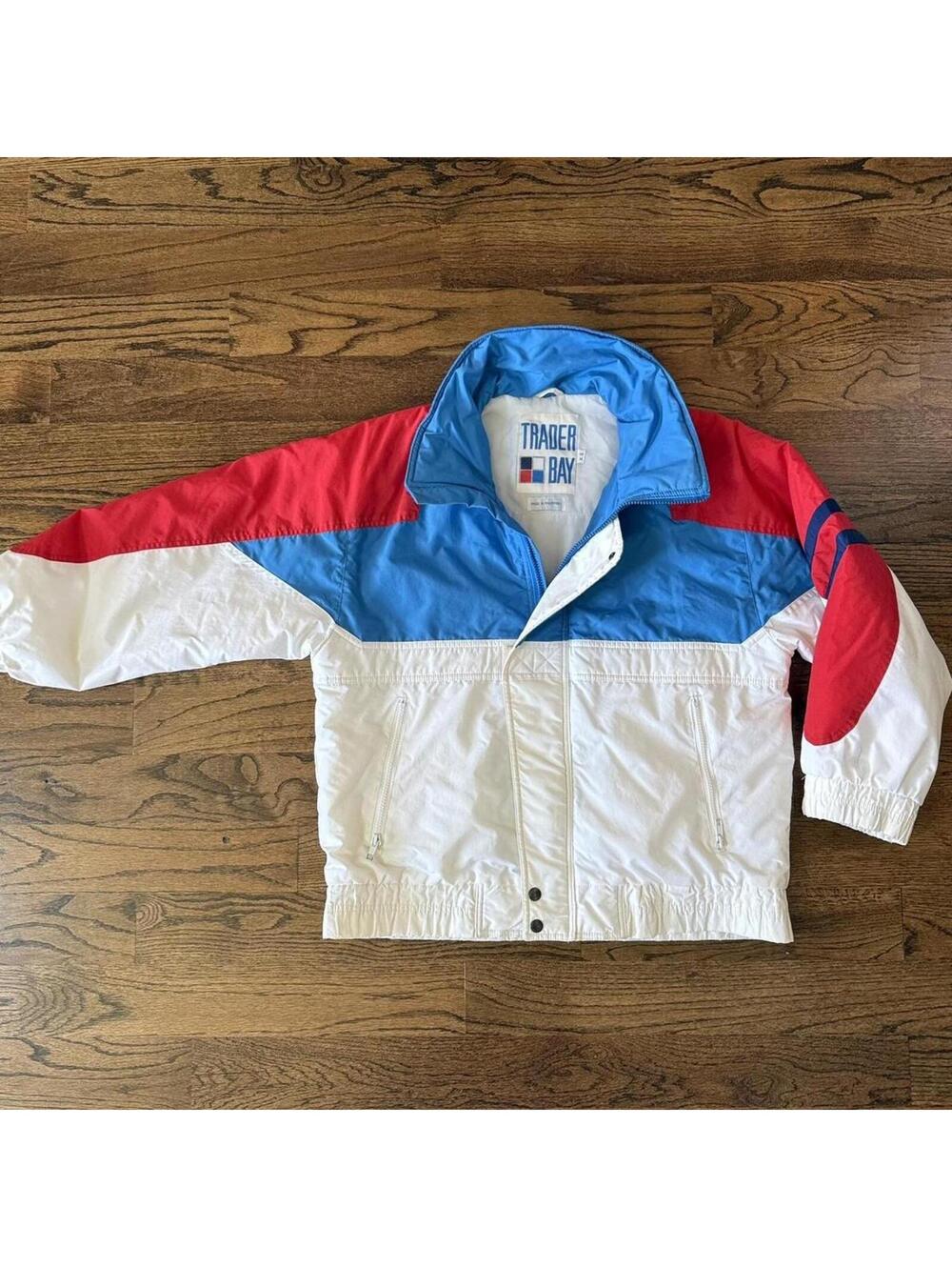 🏁 Vintage Trader Bay Colorblock Ski Jacket — Unisex M - Picture 2 of 8